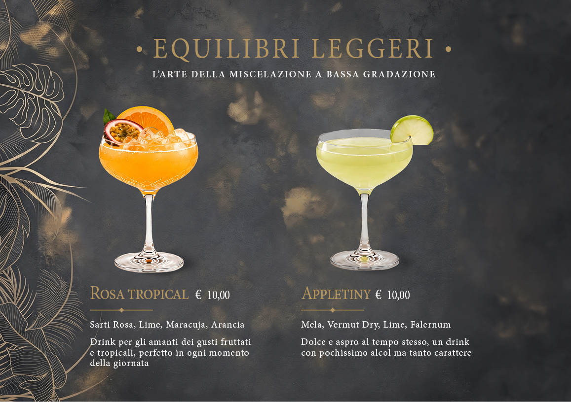Listino cocktail REV410