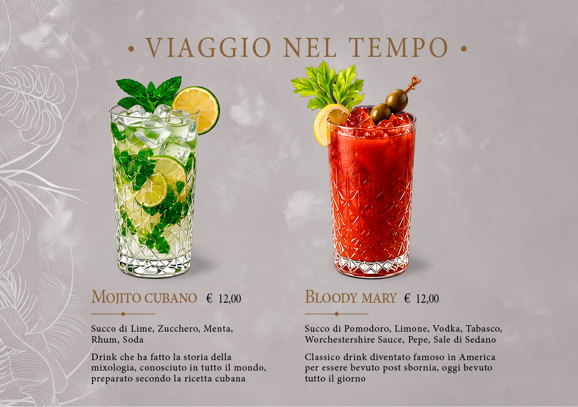 Listino cocktail REV412