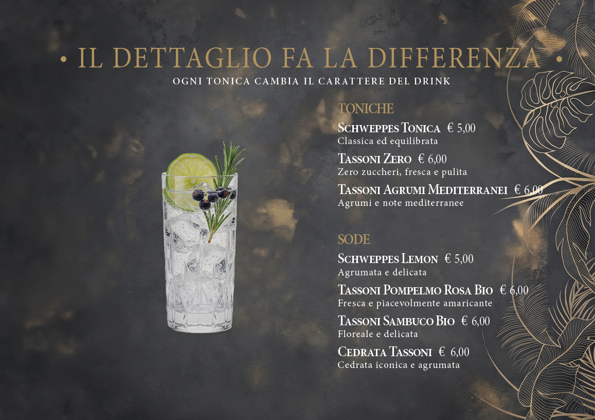 Listino cocktail REV417