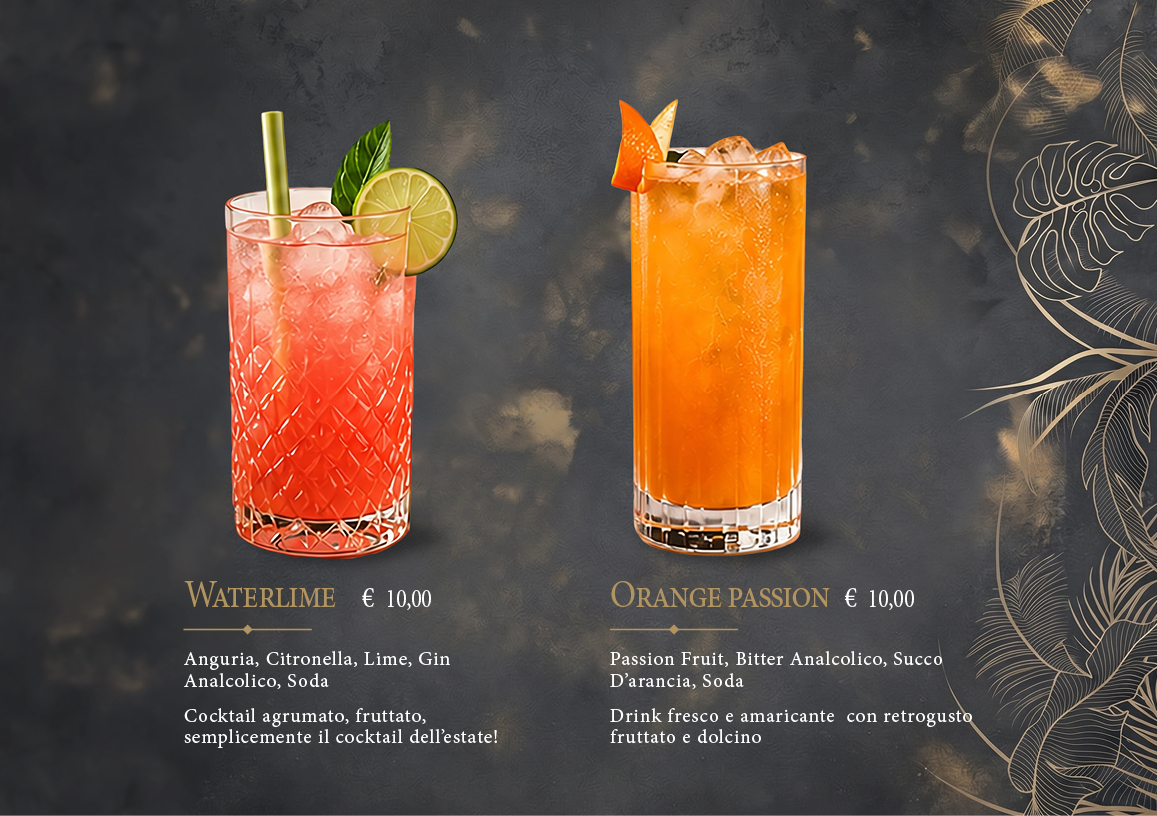 Listino cocktail REV49